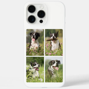Hond Foto Collage Gepersonaliseerd Huisdier iPhone 16 Pro Max Hoesje