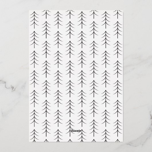 Hond Foto Collage Goud Folie Witte Vakantiekaart Folie Feestdagenkaart (Achterkant)