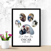 Hond Foto Collage Pet Memorial Gepersonaliseerde P Poster
