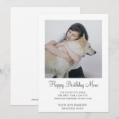 Hond Foto Gelukkige Verjaardag Moeder Van Reddings Feestdagenkaart (Voorkant / Achterkant)