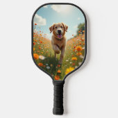 Hond foto huisdier pickleball paddle (Achterkant)