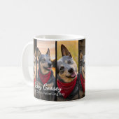 Hond Foto Naam 6 Foto Koffiemok (Voorkant links)