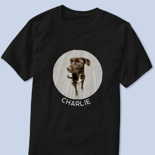 Hond Foto Persoonlijke Aangepaste Naam T-shirt