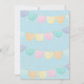 Hond foto Verjaardag Party uitnodiging (Achterkant)