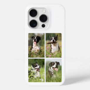 Hond Fotocollage Gepersonaliseerd Huisdier iPhone 15 Pro Case