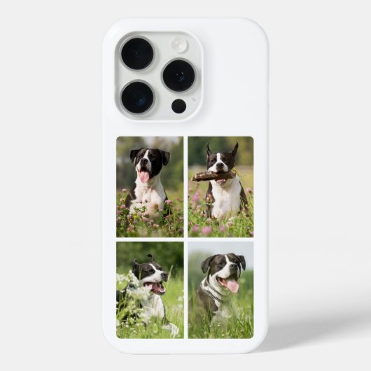 Hond Fotocollage Gepersonaliseerd Huisdier Case-Mate iPhone Case (Achterkant)
