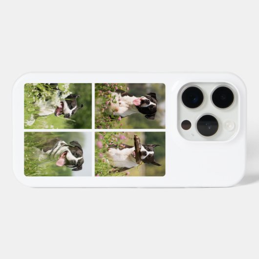 Hond Fotocollage Gepersonaliseerd Huisdier Case-Mate iPhone Case (Achterkant (horizontaal))