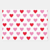 Hond Fotonaam Roze Rood Hart Pet Inpakpapier Vel (Voorkant 2)