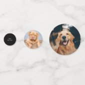 Hond Foto's Custom Confetti (Achterkanten)