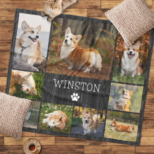 Hond Foto's Schattige Plattelandstaferelen Fleece Deken