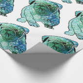 Hond Frans Bulldog Glossy Wrapping Papier (Hoek)