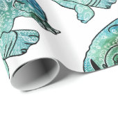 Hond Frans Bulldog Glossy Wrapping Papier (Rol Hoek)