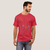 Hond Funny Hond vrienden T-shirt (Voorkant volledig)