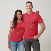Hond Funny Hond vrienden T-shirt (Unisex)