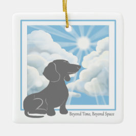 Hond Gedenkwaardige Keramische Versiering - Duchsh Keramisch Ornament
