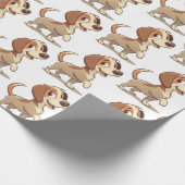 Hond "Geef me je poot" Cadeaupapier (Hoek)