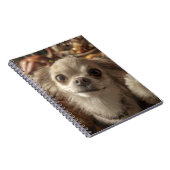 Hond geeft  notitieboek (Rechterzijde)