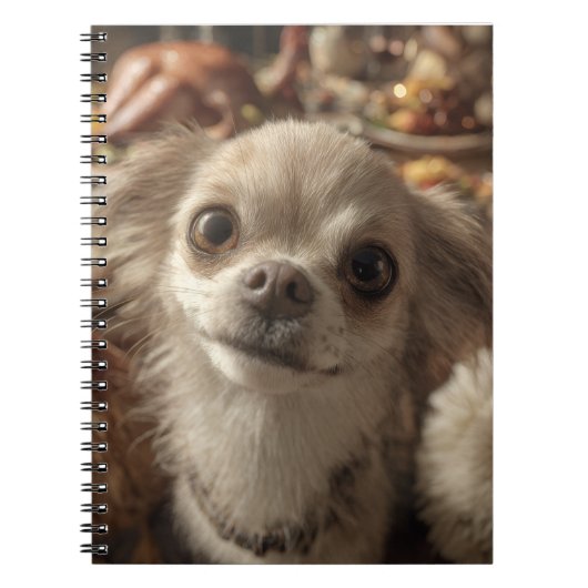Hond geeft  notitieboek (Voorkant)