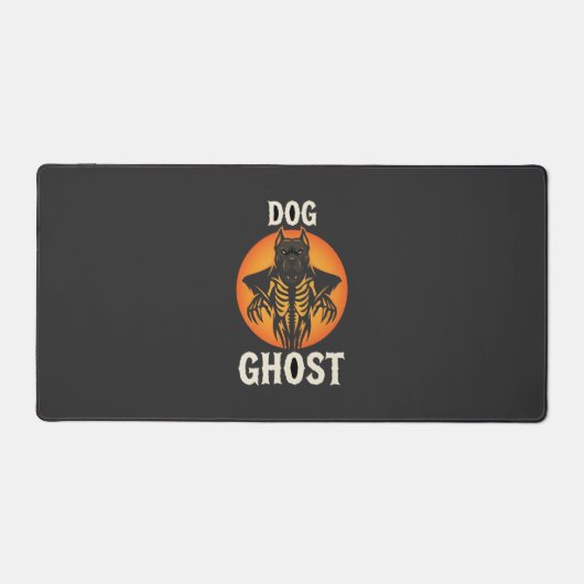 Hond Geest Halloween Horror Vector Bureaumat (Voorkant)
