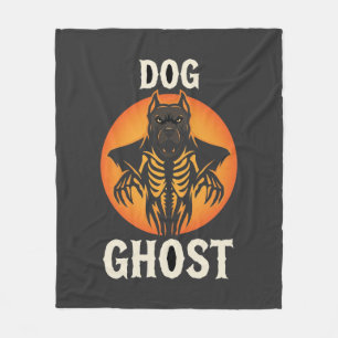 Hond Geest Halloween Horror Vector Fleece Deken
