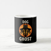 Hond Geest Halloween Horror Vector Koffiemok (Center)