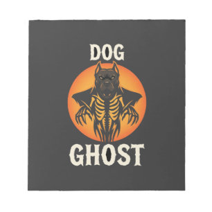 Hond Geest Halloween Horror Vector Notitieblok