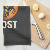 Hond Geest Halloween Horror Vector Theedoek (Quarter Fold)