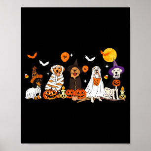Hond Geest Heks Mumie Halloween Kostuum Mannen Vro Poster