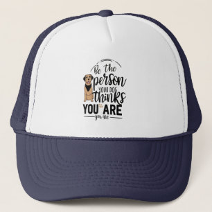 Hond geïnspireerd leven trucker pet