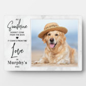 Hond Geliefde Mijn Zonneschijn Persoonlijke Huisdi Fotoplaat (voorkant)