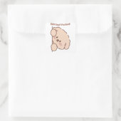 Hond Geliefhebber Sticker  (Tas)