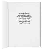 Hond Gelukkige Verjaardag Mama uit Yorkie met foto (Binnen (Rechts))