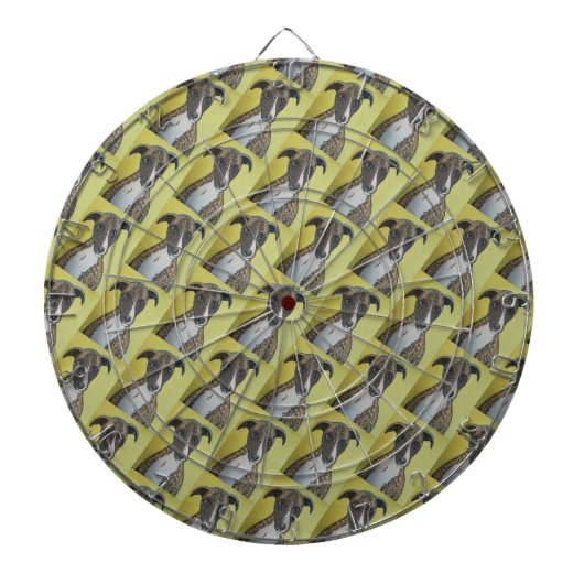 Hond gemêleerd Dartbord (Voorkant)