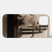 Hond geniet van het strand Case-Mate iPhone case (Achterkant (horizontaal))