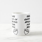 Hond Geschenk Van God Grappige Mok of Reisbeker (Center)