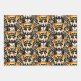 Hond gevleugelde Steampunk Inpakpapier Vel