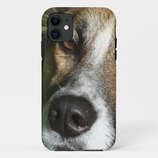 Hond gezicht close-up iPhone SE + iPhone 5/5S, nau Case-Mate iPhone Case (Achterkant)