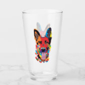 hond glas (Voorkant)
