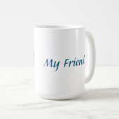 Hond Glas in lood stijl artwork Koffiemok (Voorkant rechts)