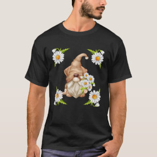 Hond Gnome Voor Labrador Moeder Leuke Lente Bloeme T-shirt