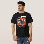 Hond Graffiti Style Street Art Classic T-shirt (Voorkant volledig)