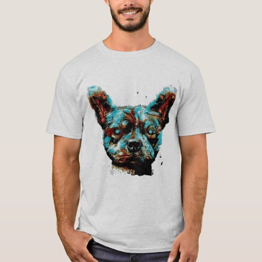 Hond Graffiti T-shirt (Voorkant)