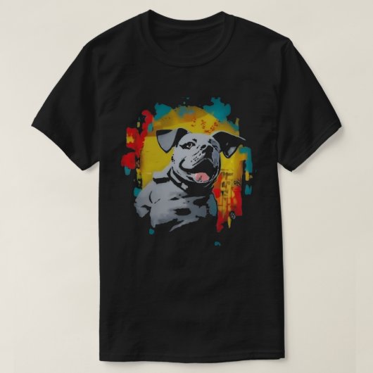 Hond Graffiti T-shirt (Design voorkant)