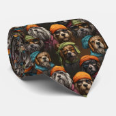 Hond Grafisch Aangepaste Halsband Stropdas (Opgerold)