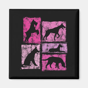 Hond Grafisch I Love All Dogs Voor Vrouwen En Meis Magneet