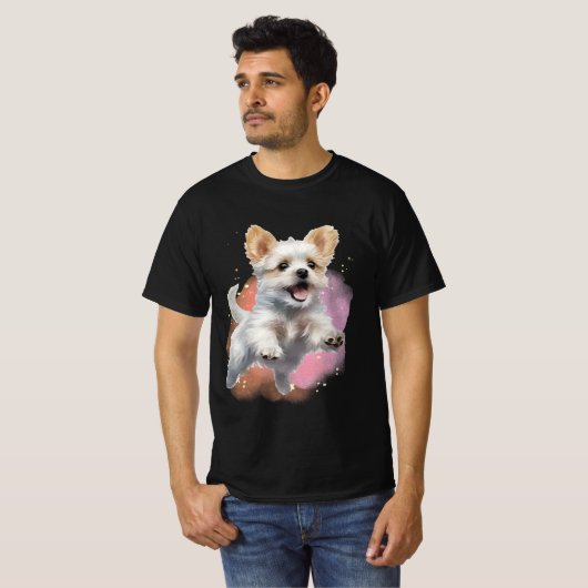 Hond grafisch T-shirt (Voorkant volledig)