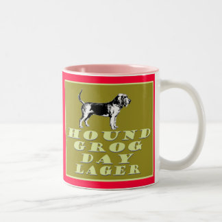 Hond Grog Day Gold Lager Tweekleurige Koffiemok
