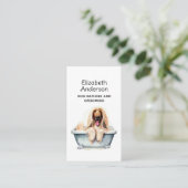 Hond Groomer Afghan Hound Afspraak Visitekaartje (Staand voorkant)
