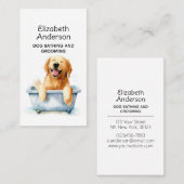 Hond Groomer Golden Retriever Visitekaartje (Voorkant / Achterkant)