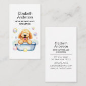 Hond Groomer Gouden Doodle Visitekaartje (Voorkant / Achterkant)